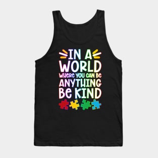 Be Kind - Autism Design Tank Top